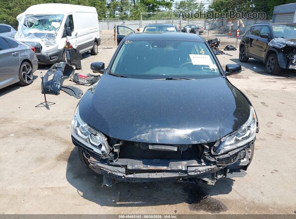 JHMCR6F3XHC011801 2017 HONDA ACCORD Black Rear interior view