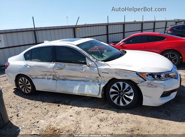 JHMCR6F50HC007466 2017 HONDA ACCORD White Rear interior view
