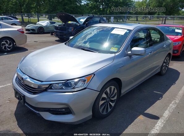 JHMCR6F52HC020056 2017 HONDA ACCORD Серебряный Передняя левая четверть