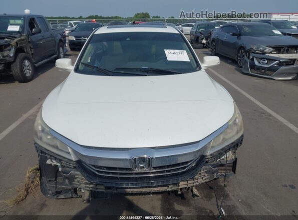 JHMCR6F52HC020462 2017 HONDA ACCORD Белый Вид задней части салона
