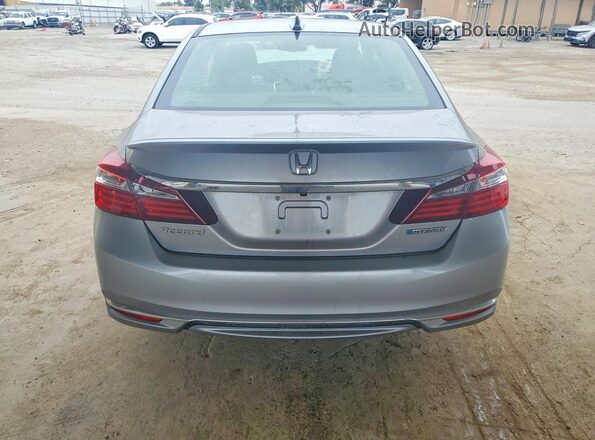 JHMCR6F55HC030175 2017 HONDA ACCORD Gray Widok z tyłu