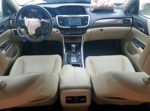JHMCR6F55HC030175 2017 HONDA ACCORD Gray Widok deski rozdzielczej