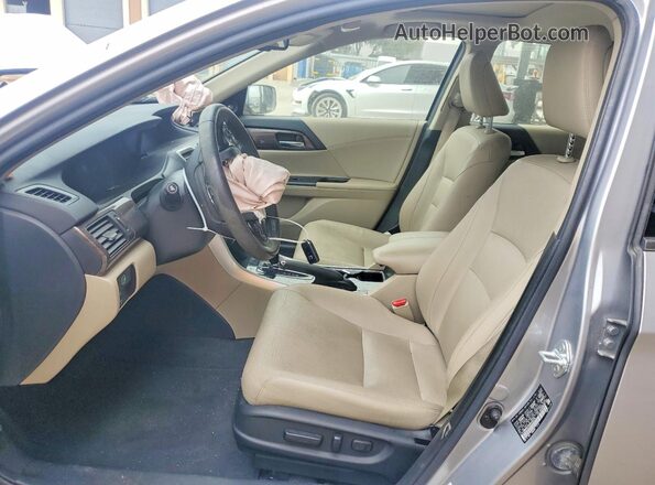 JHMCR6F55HC030175 2017 HONDA ACCORD Gray Widok wnętrza z przodu