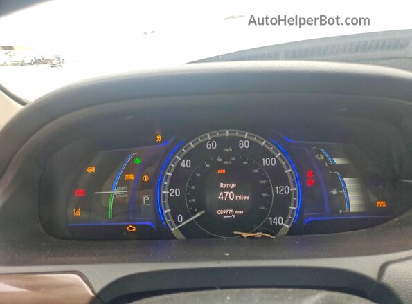 JHMCR6F55HC030175 2017 HONDA ACCORD Gray Widok zestawu wskaźników