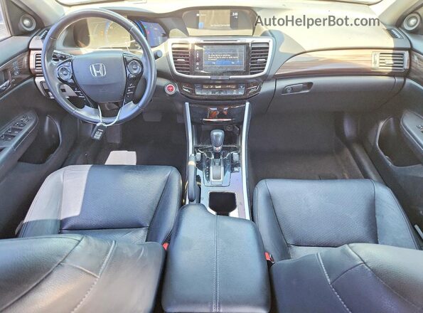 JHMCR6F55HC031827 2017 HONDA ACCORD Silver წინა პანელის ხედი