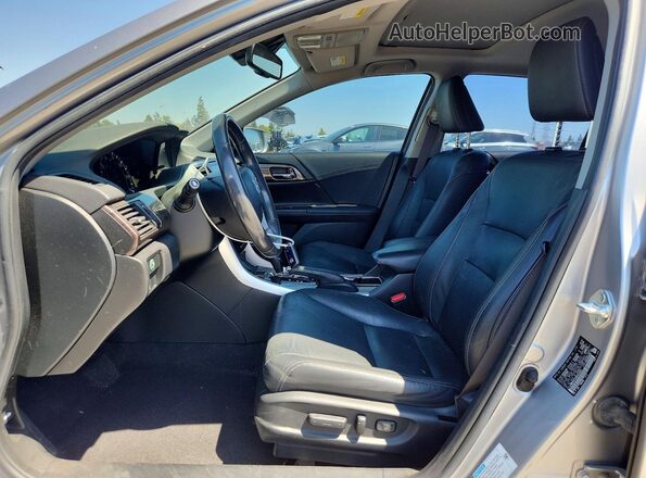 JHMCR6F55HC031827 2017 HONDA ACCORD Silver წინა სალონის ხედი