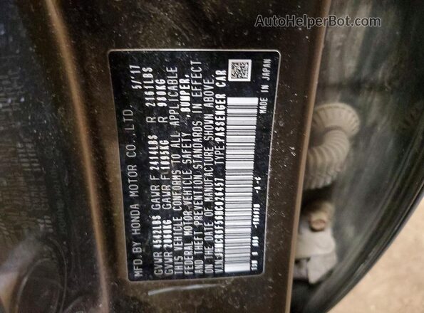 JHMCR6F56HC026457 2017 HONDA ACCORD Brown 