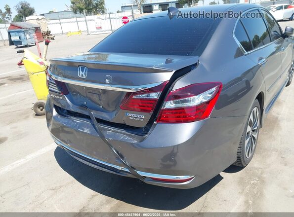 JHMCR6F71HC001984 2017 HONDA ACCORD Gray წინა ხედი