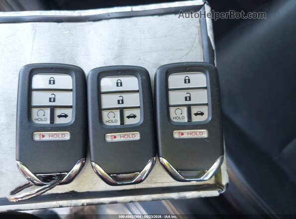 JHMCR6F71HC001984 2017 HONDA ACCORD Gray წინა პანელის ხედი