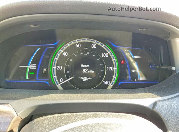 JHMCR6F71HC006019 2017 HONDA ACCORD White Instrument cluster view