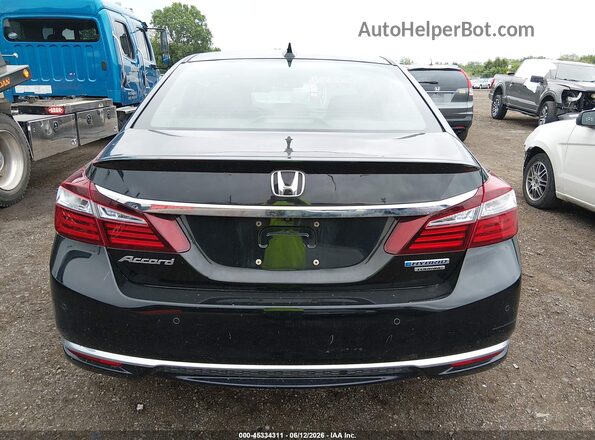 JHMCR6F71HC015920 2017 HONDA ACCORD HYBRID Черный 