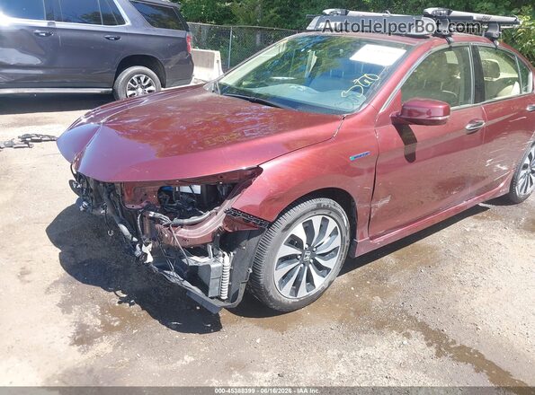 JHMCR6F73HC020634 2017 HONDA ACCORD Burgundy წინა ხედი