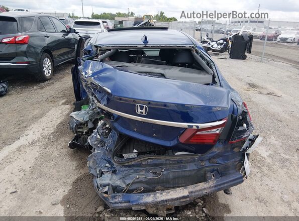 JHMCR6F74HC013885 2017 HONDA ACCORD Blue 