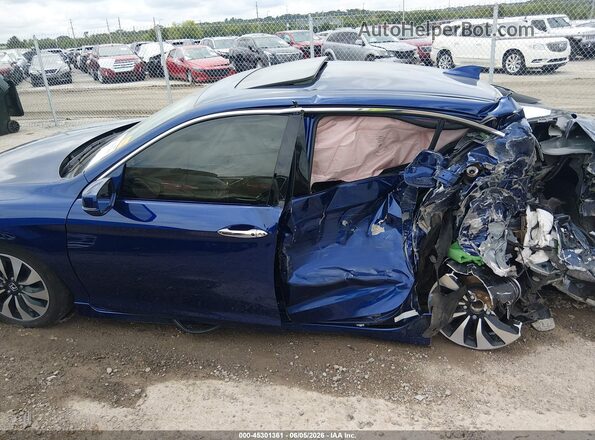 JHMCR6F74HC013885 2017 HONDA ACCORD Blue Панорамний вид салону 360°
