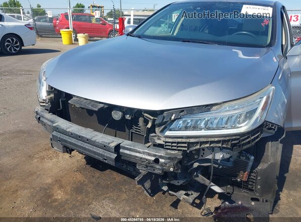 JHMCR6F75HC016679 2017 HONDA ACCORD HYBRID Silver წინა ხედი