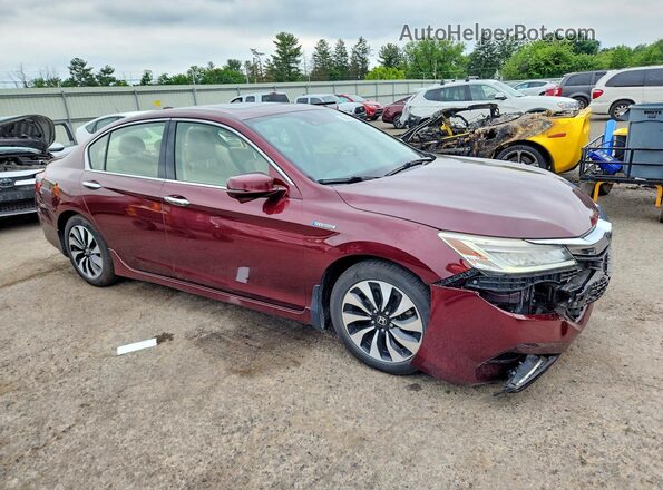 JHMCR6F77HC029434 2017 HONDA ACCORD Maroon 