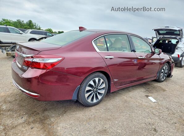 JHMCR6F77HC029434 2017 HONDA ACCORD Maroon 