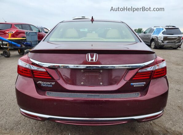 JHMCR6F77HC029434 2017 HONDA ACCORD Maroon 