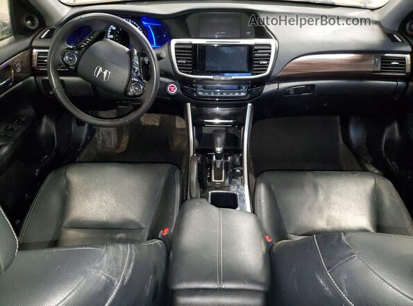 JHMCR6F78HC029460 2017 HONDA ACCORD Gray წინა პანელის ხედი