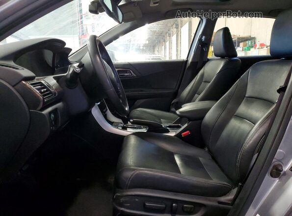 JHMCR6F78HC029460 2017 HONDA ACCORD Gray წინა სალონის ხედი