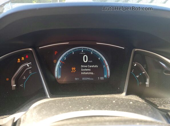 JHMFC1F30JX012813 2018 HONDA CIVIC Silver Instrument cluster view