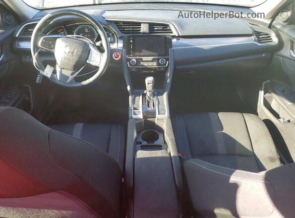 JHMFC1F30JX012813 2018 HONDA CIVIC Silver Dashboard view