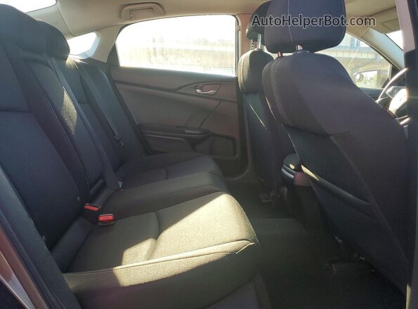 JHMFC1F30JX012813 2018 HONDA CIVIC Silver Rear seats view
