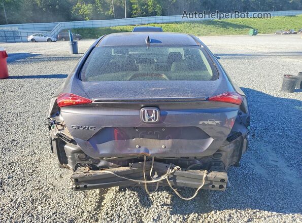 JHMFC1F30JX012813 2018 HONDA CIVIC Silver Rear view