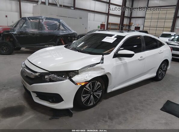 JHMFC1F30JX019289 2018 HONDA CIVIC White Առջևի ձախ երեք քառորդ տեսարան