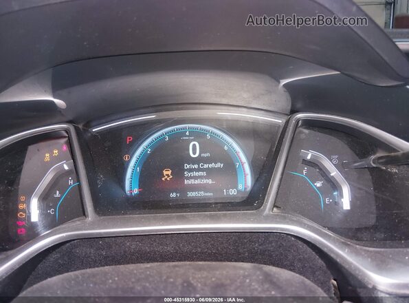 JHMFC1F30JX019289 2018 HONDA CIVIC White Հետևի նստատեղերի տեսք