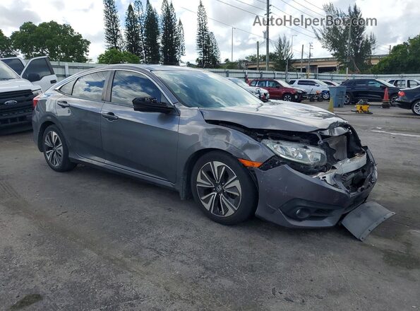 JHMFC1F30JX039848 2018 HONDA CIVIC Gray 
