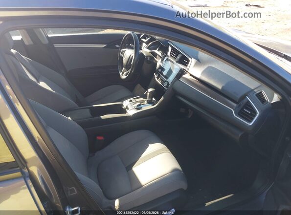 JHMFC1F31KX001319 2019 HONDA CIVIC Gray Vista interior delantera