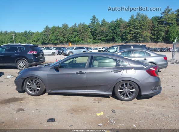 JHMFC1F31KX001319 2019 HONDA CIVIC Gray Vista interior de 360 grados