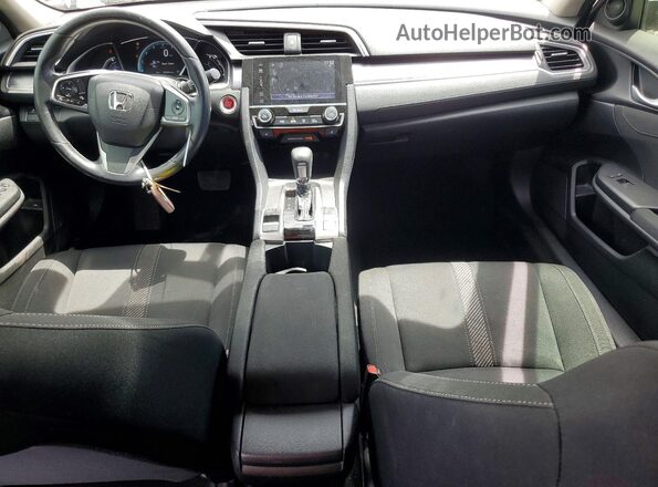 JHMFC1F32JX009590 2018 HONDA CIVIC Gray Widok deski rozdzielczej