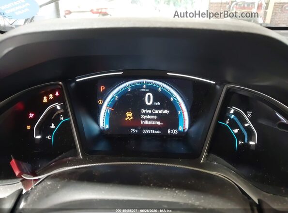JHMFC1F32JX036739 2018 HONDA CIVIC Gray Widok tylnych siedzeń