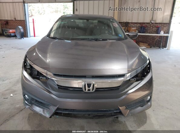 JHMFC1F32JX036739 2018 HONDA CIVIC Gray Widok wnętrza z tyłu
