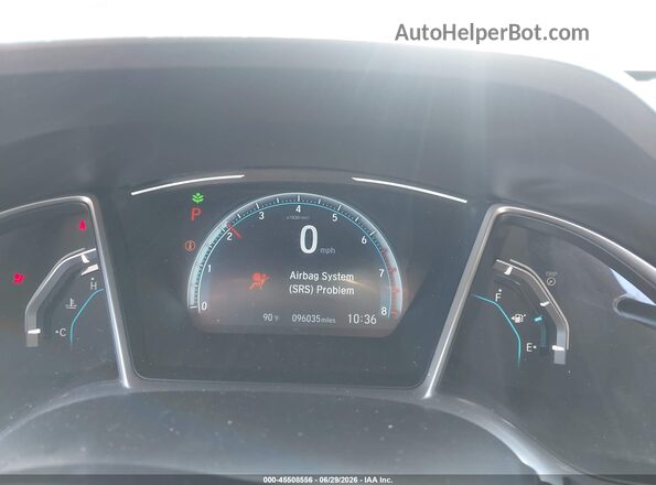 JHMFC1F32JX040564 2018 HONDA CIVIC Black Vista de los asientos traseros