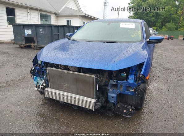 JHMFC1F33JX008142 2018 HONDA CIVIC Blue Вид спереду