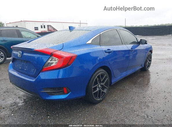JHMFC1F33JX008142 2018 HONDA CIVIC Blue Задня права чверть