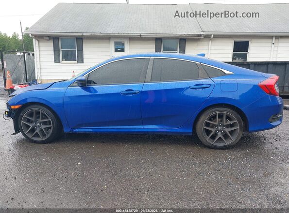 JHMFC1F33JX008142 2018 HONDA CIVIC Blue 