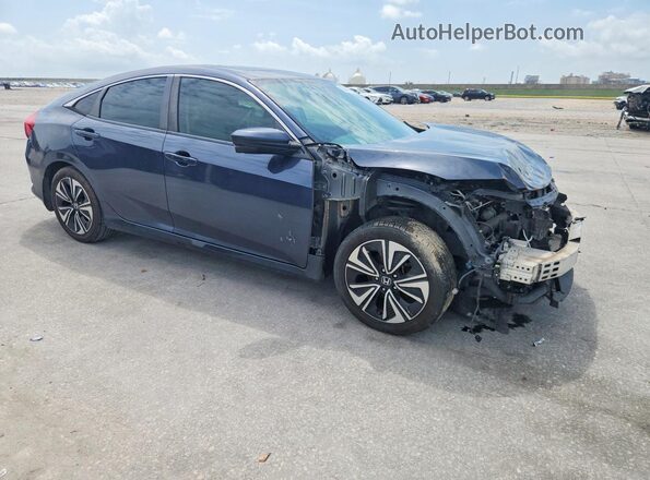 JHMFC1F33JX023871 2018 HONDA CIVIC Blue Front right