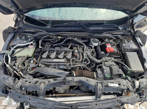 JHMFC1F33JX023871 2018 HONDA CIVIC Blue Rear interior view