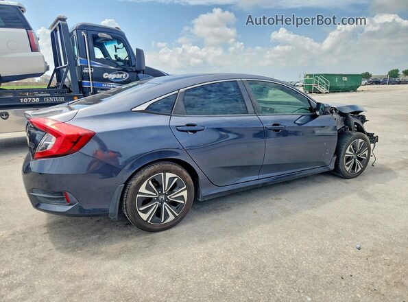 JHMFC1F33JX023871 2018 HONDA CIVIC Blue Rear right