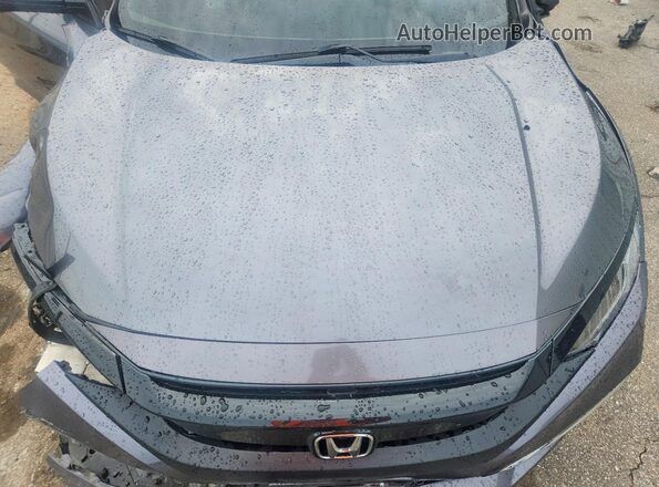 JHMFC1F33KX005016 2019 HONDA CIVIC Charcoal Вид задньої частини салону