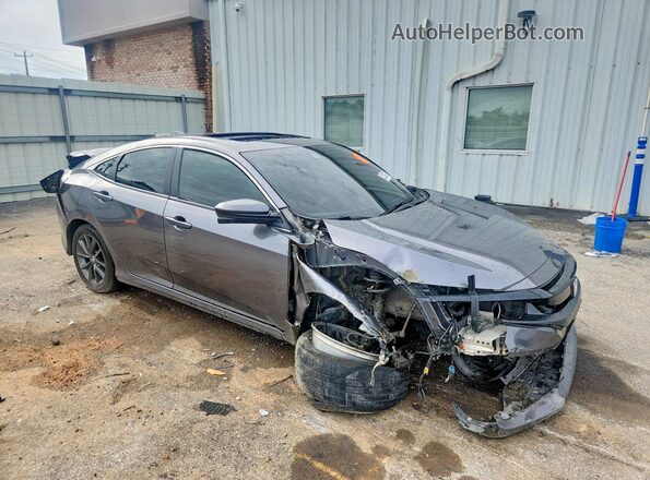 JHMFC1F33KX005016 2019 HONDA CIVIC Charcoal Передня права чверть