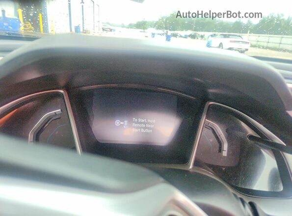 JHMFC1F33KX005016 2019 HONDA CIVIC Charcoal Вид щитка приладів