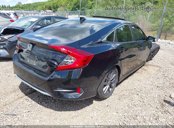 JHMFC1F34KX001685 2019 HONDA CIVIC Black Rear right
