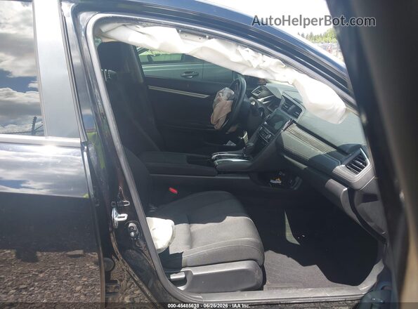 JHMFC1F34KX001685 2019 HONDA CIVIC Black Front interior view