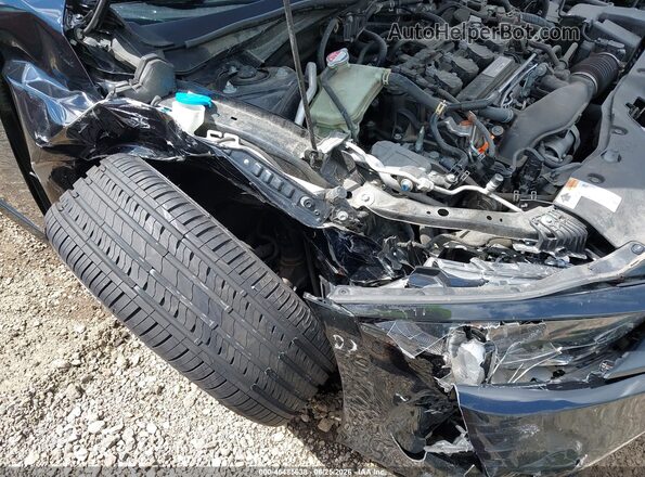 JHMFC1F34KX001685 2019 HONDA CIVIC Black Front view