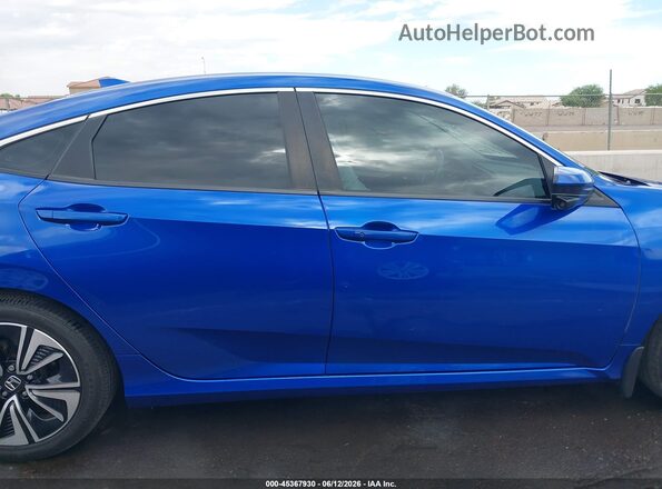 JHMFC1F35JX035360 2018 HONDA CIVIC Blue Widok wnętrza z tyłu